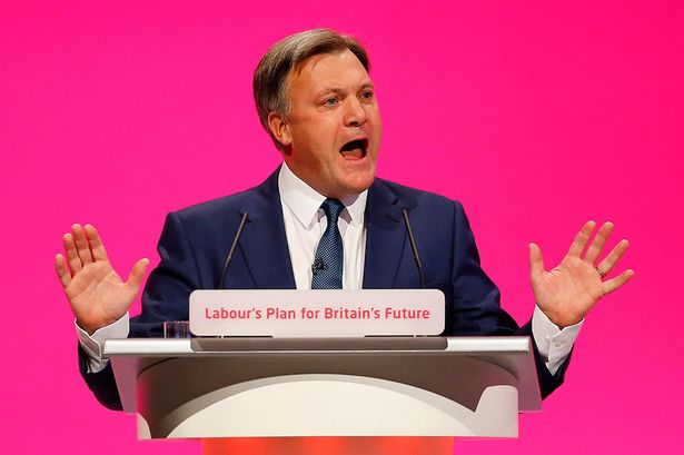 Shadow chancellor Ed Balls